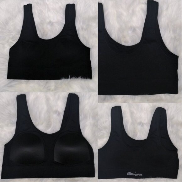 LOT OF 3✨TORRID size 0x (large) Lightly Lined Seamless Rib Scoop Bralette - Picture 2 of 13